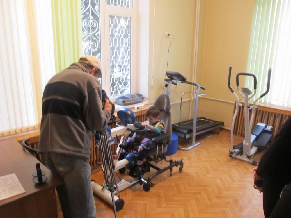 Вручение тренажеров в Центре реабилитации детей-инвалидов